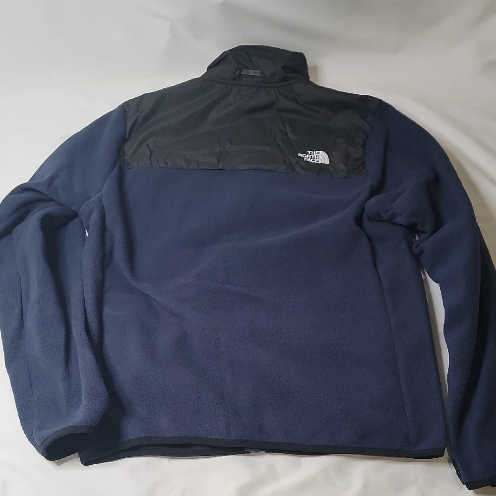 The North Face Navy & Black Full-Zip Fleece Jacket